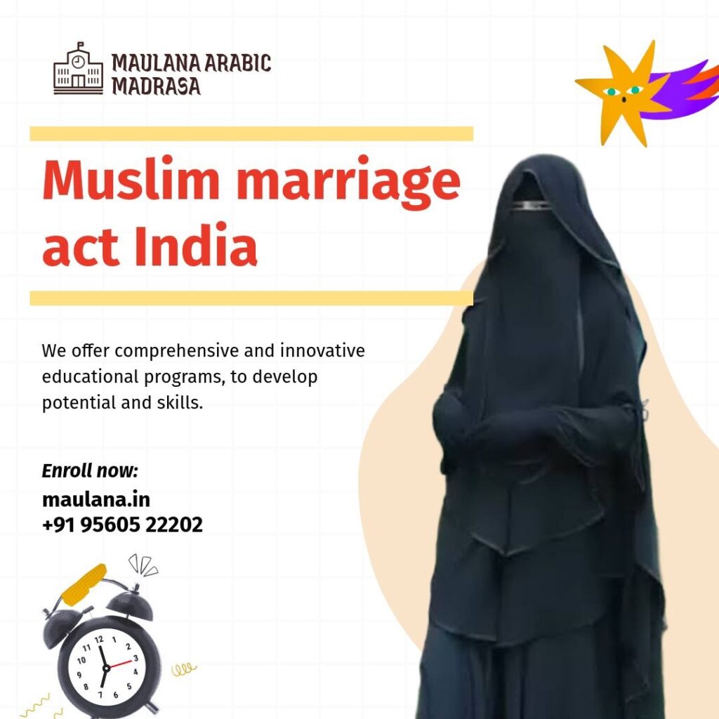 Muslim Marriage Act India