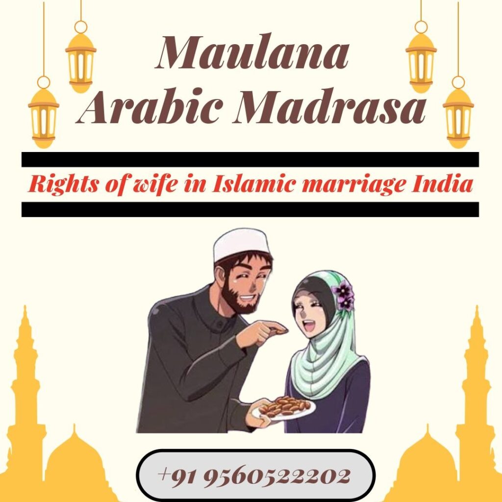 Rights of Wife in Islamic Marriage India