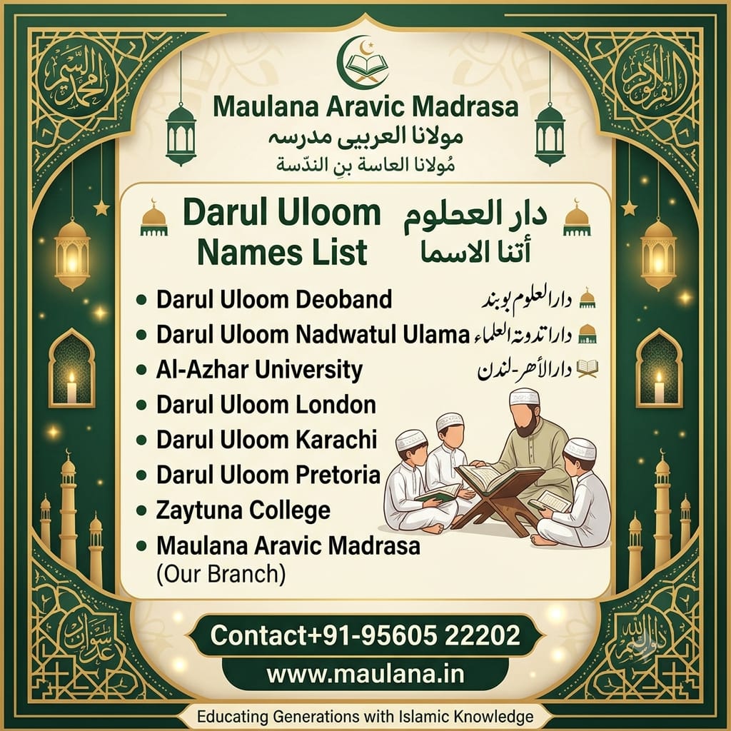 Darul Uloom Names List