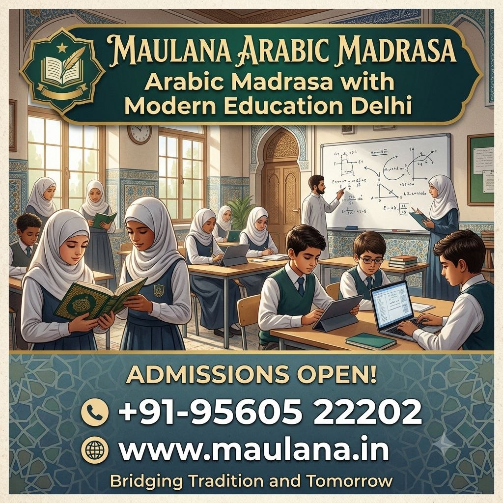 Arabic Madrasa with Modern Education Delhi