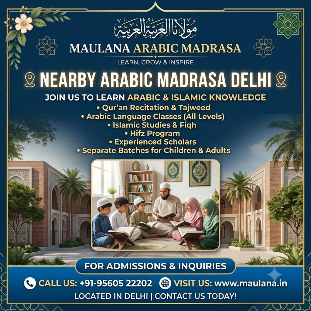 Best Nearby Arabic Madrasa Delhi