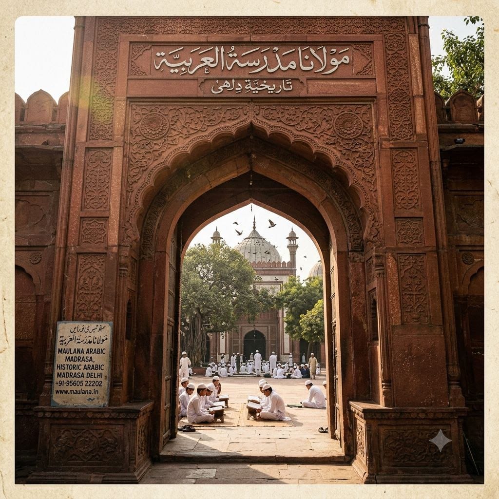 Historic Arabic Madrasa Delhi