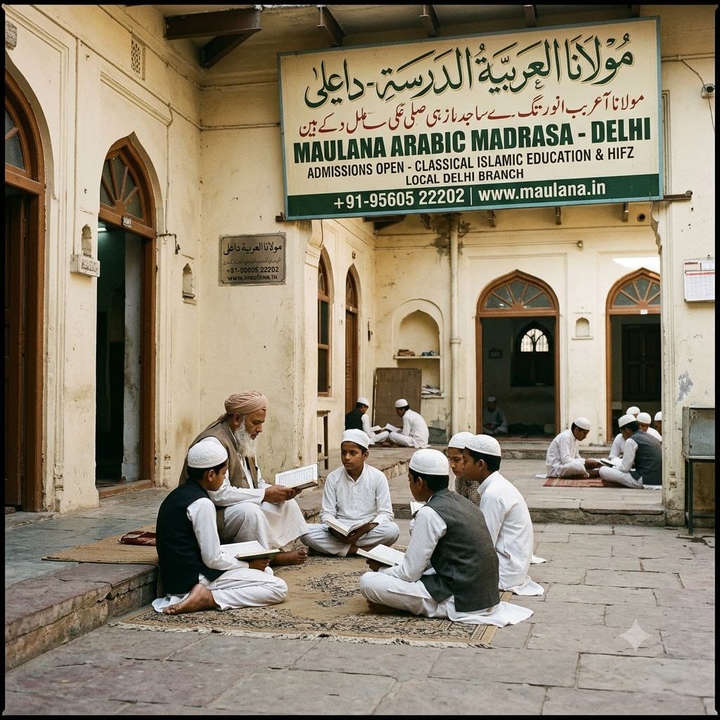 Local Arabic Madrasa Delhi