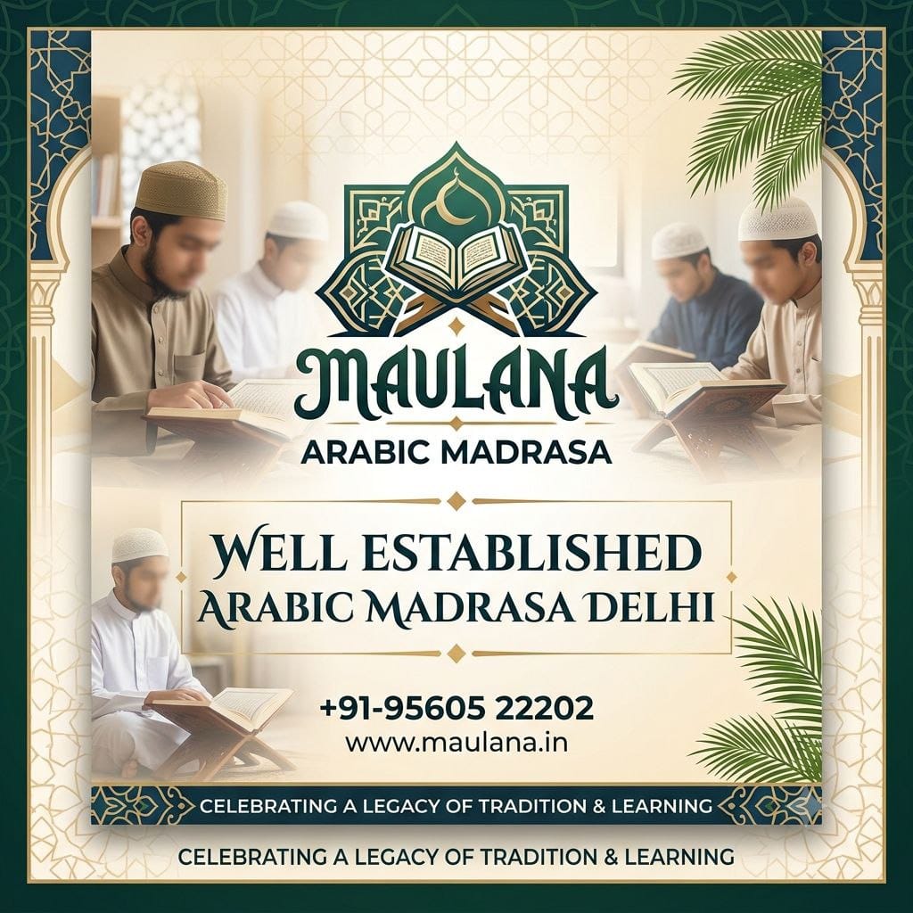 Well Established Arabic Madrasa Delhi
