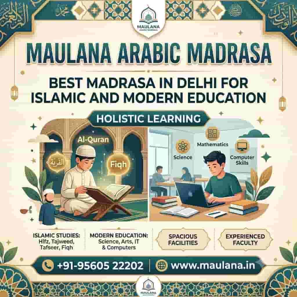 Best Madrasa in Delhi for Islamic and Modern Education