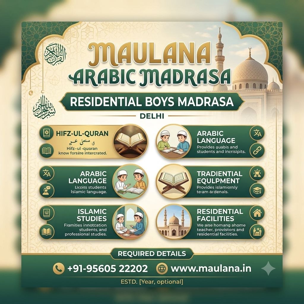 Residential Boys Madrasa Delhi